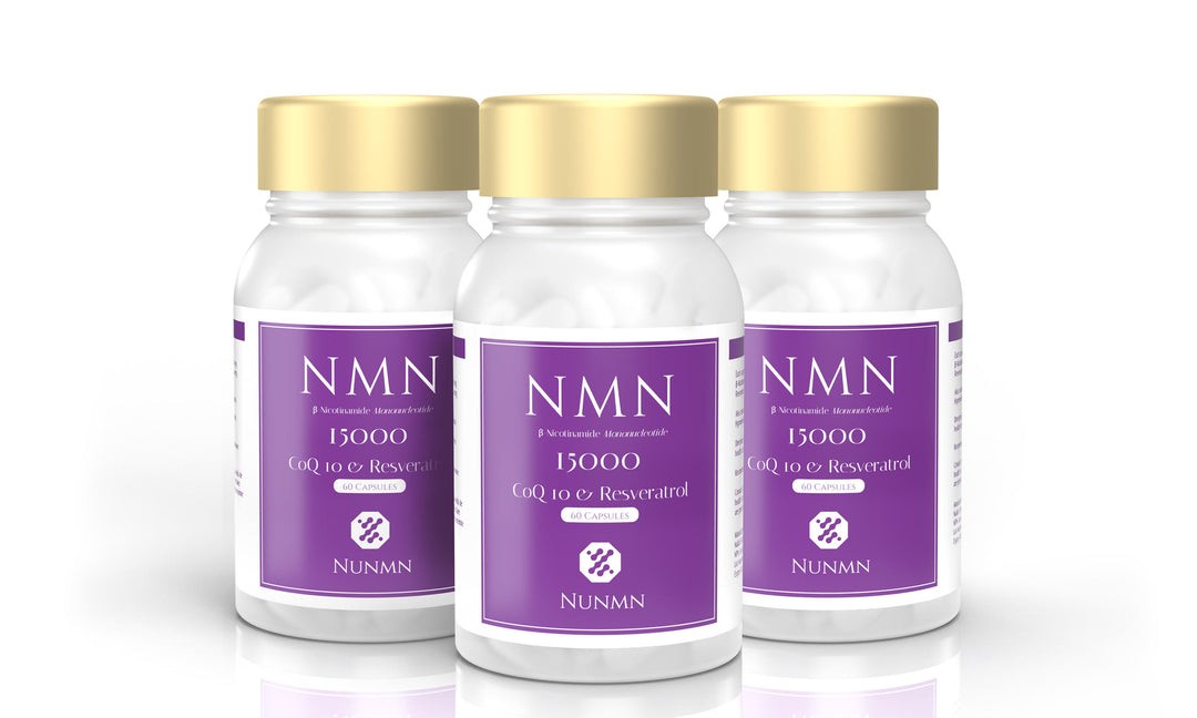 NMN 15000 & Resveratrol Supplement NAD+ Booster - NUNMN