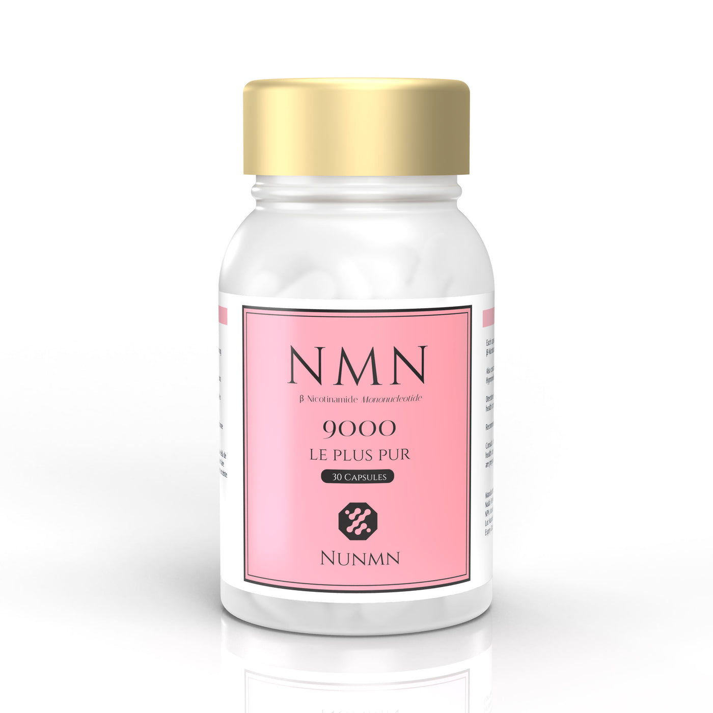 NMN Supplement 9000 NAD+ Booster Nicotinamide Mononucleotide Energy Booster Metabolism & Repair DNA. Vitality, Healthy Aging 99.5% Purity 1 bottle