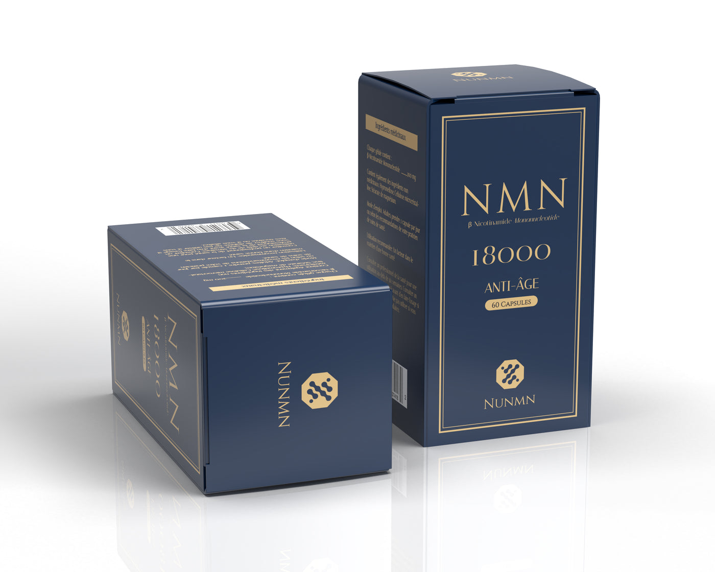 NMN Supplement 18000 NAD+ Booster Nicotinamide Mononucleotide Energy Booster Metabolism & Repair DNA. Vitality, Healthy Aging 99.5% Purity x 6 bottles - NUNMN